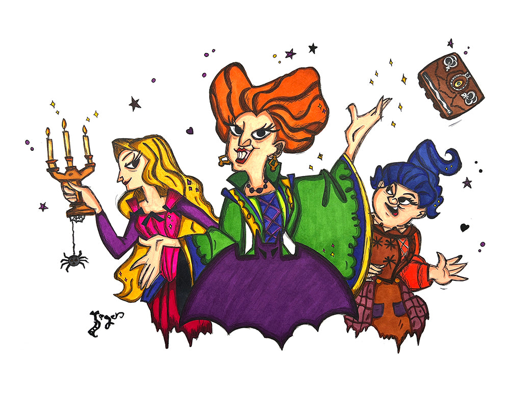Art Print - H39 Sanderson Sisters - Hocus Pocus