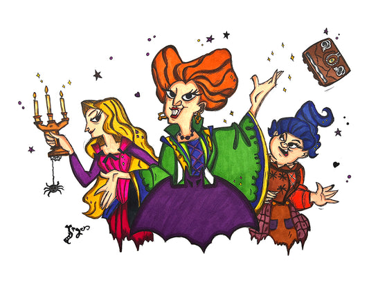 Art Print - H39 Sanderson Sisters - Hocus Pocus