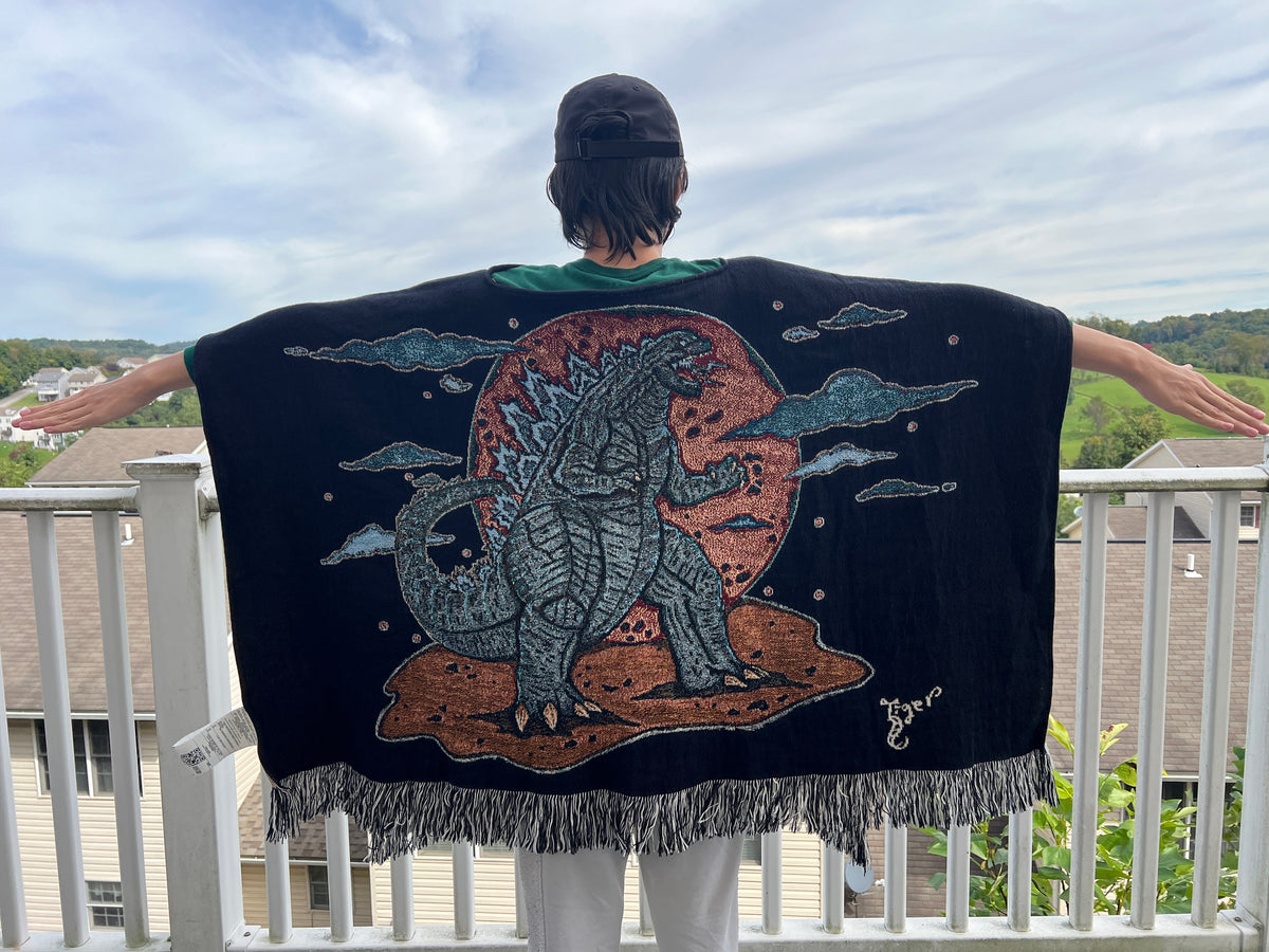 Custom Poncho - Jacquard Weave - 500 Images