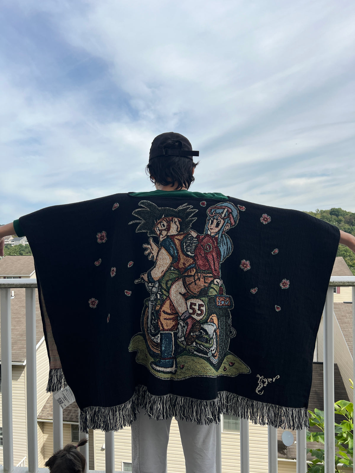 Custom Poncho - Jacquard Weave - 500 Images