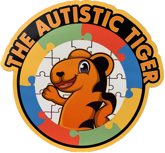The Autistic Tiger Car or Regrigerator Magnet