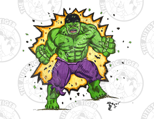 Art Print - N12 Hulk - Marvel