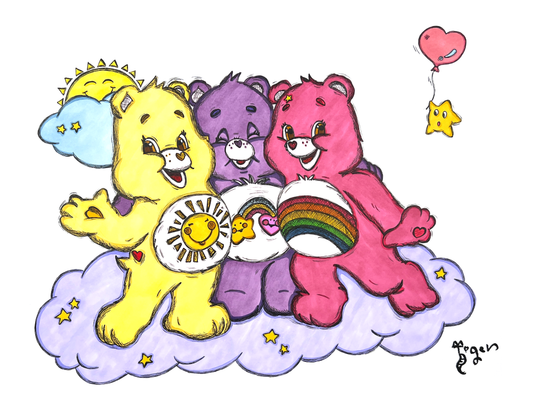 Art Print - N19 Care Bears