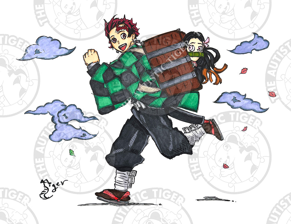 Art Print - N3 Tanjiro Kamado - Demon Slayer