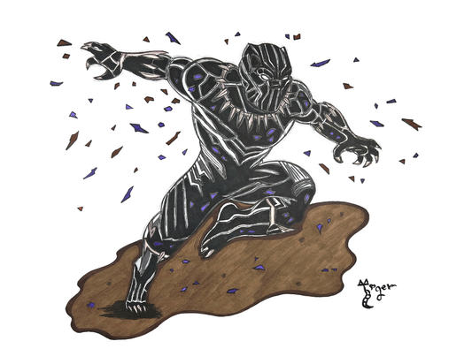 Art Print - N33 Black Panther - Marvel