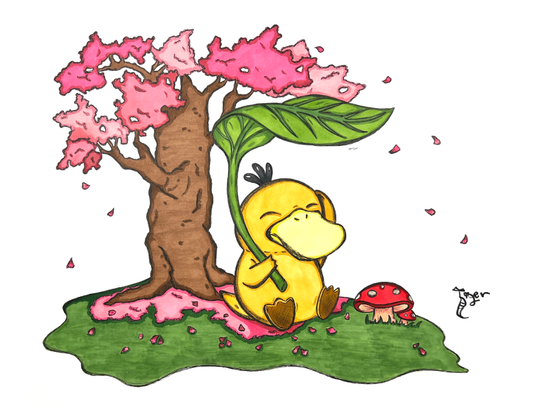Art Print - N42 Psyduck - Pokemon