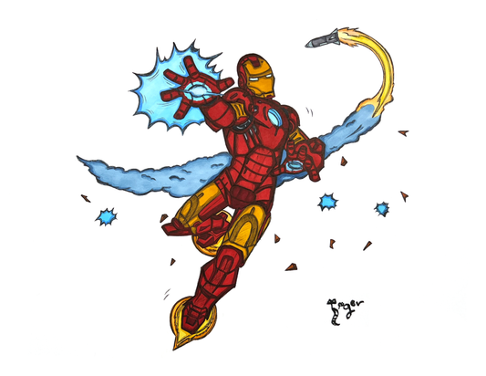 Art Print - N44 Ironman - Marvel