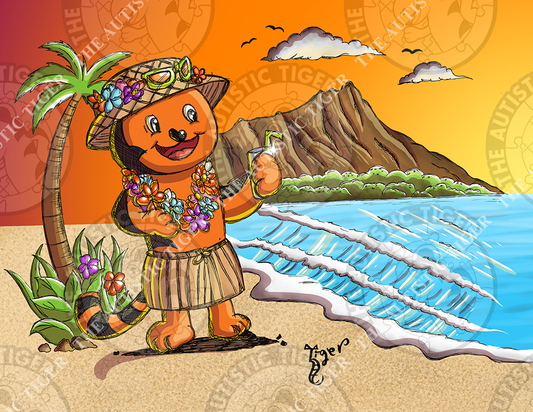 Art Print - N49 Hawaii - TAT's World Tour