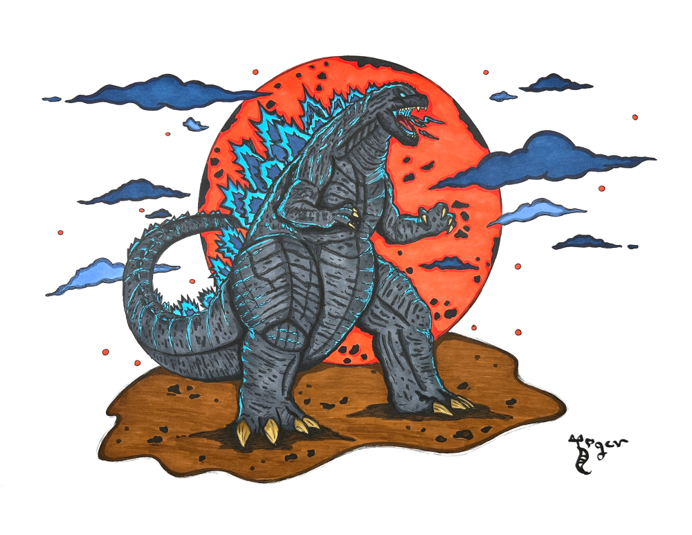 Art Print - N05 Godzilla - Gojira