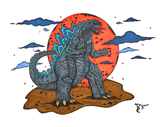Art Print - N05 Godzilla - Gojira