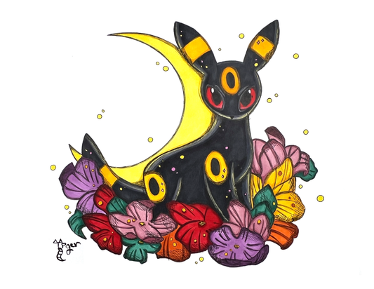 Art Print - N08 Umbreon - Pokemon