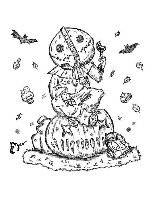 Art Print - P43 Sam - Trick 'r Treat