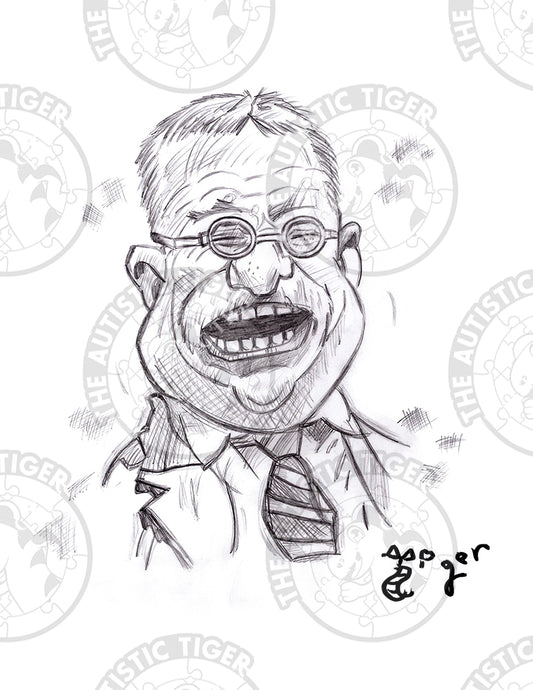 Art Print - P65 Teddy Roosevelt Caricature