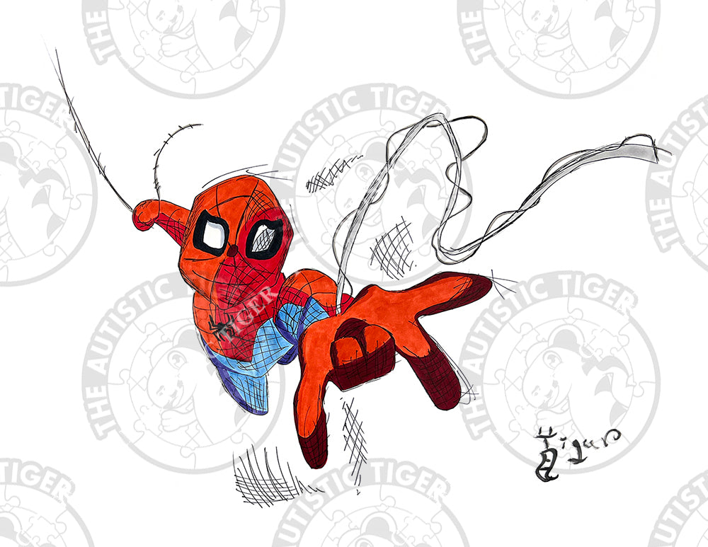 Art Print - SH5 Spiderman Web - Marvel