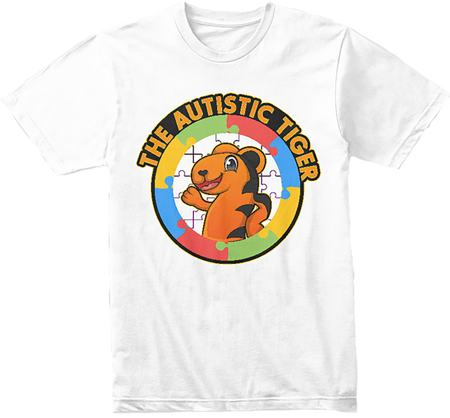 The Autistic Tiger Logo T-Shirt