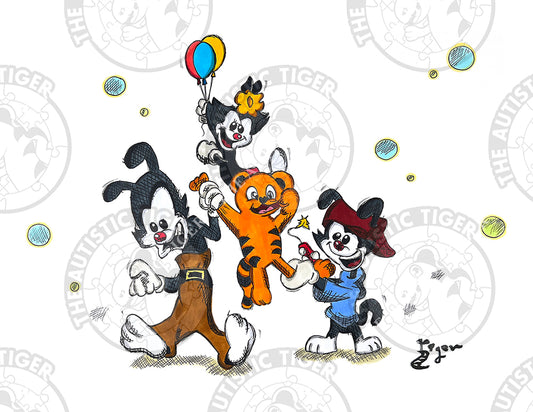 Art Print - T6 TAT with the Animaniacs