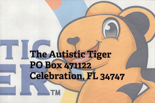 The Autistic Tiger Art Challenge - Envelopes - 10 Pack