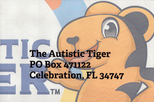 The Autistic Tiger Art Challenge - Envelopes - 1000 Pack
