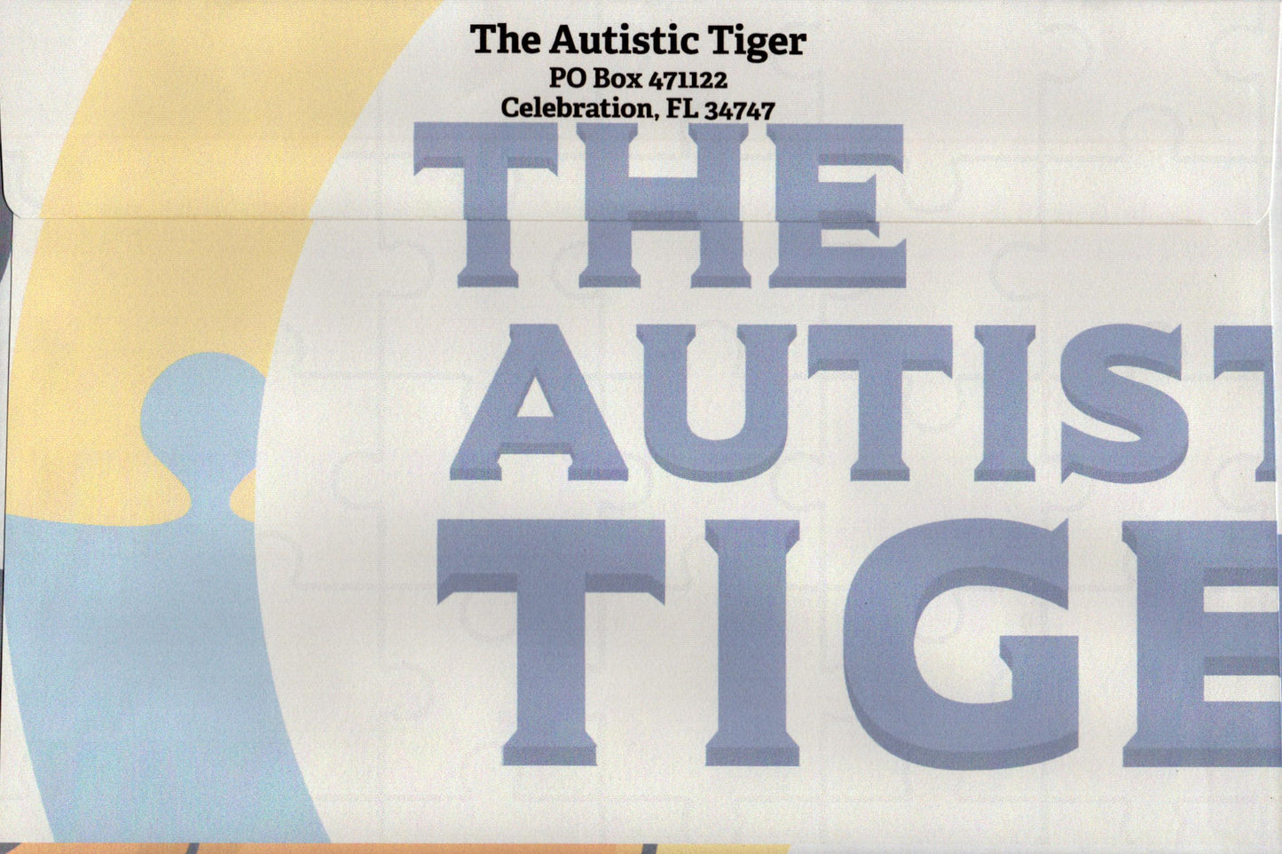 The Autistic Tiger Art Challenge - Envelopes - 10 Pack